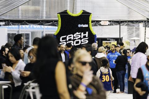 Merch table and jersey
