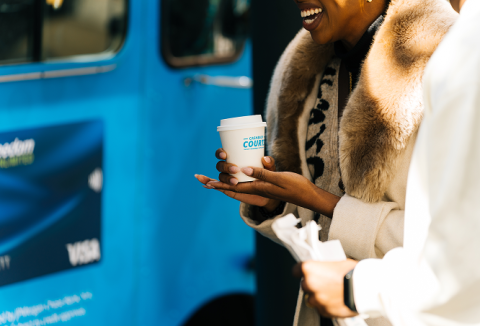 Cashback courts coffee cup